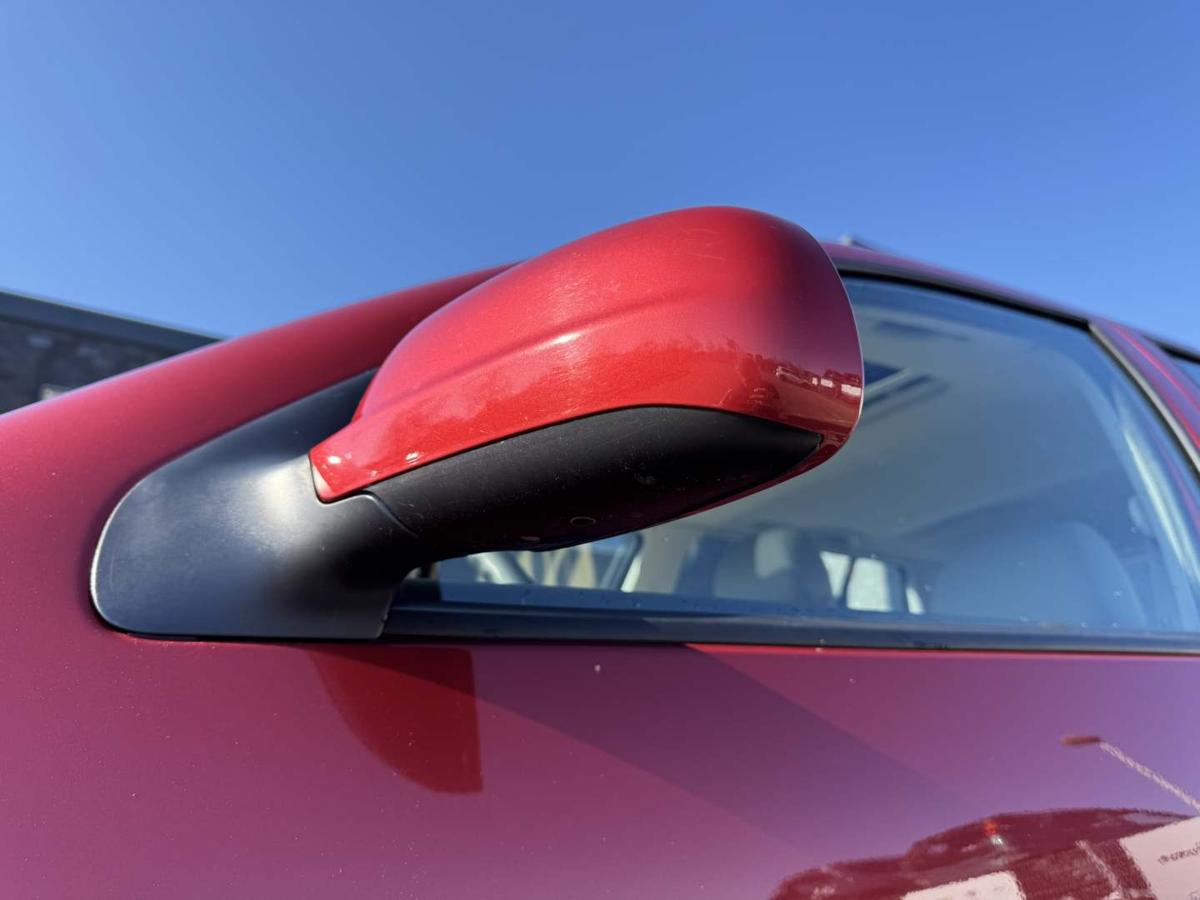 VW Golf 4 original Au&szlig;enspiegel links elektrisch verstellbar LC3K Canyonred Bj.2000